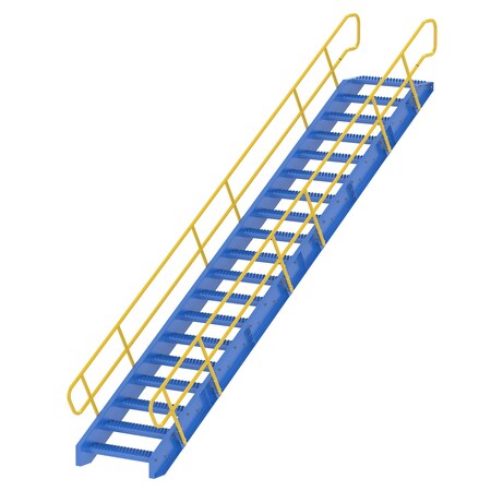 Vestil 19 Step Modular Stair Top Stp 144" STAIR-144